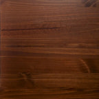 Commode à 6 tiroirs en bois massif avec poignées métalliques, coloris Caramel / Noyer, 1 personne