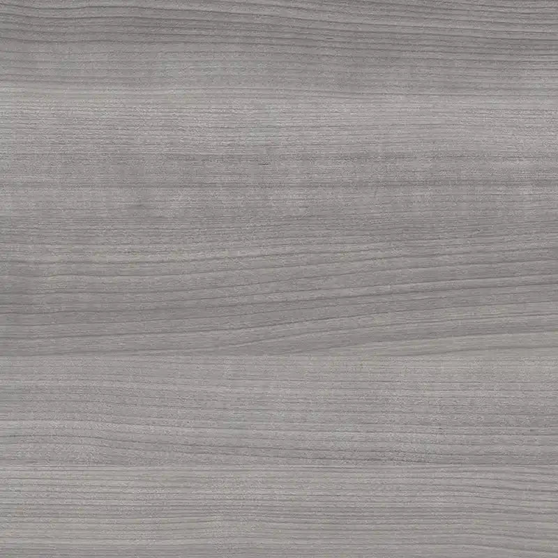 Meuble de rangement haut avec portes et étagères – Gris tempête / Blanc / Gris platine