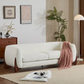 Canapé 3 places Boucle – Blanc / Caramel / Bleu marine / Amande / Vert olive