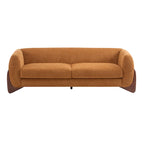 Canapé 3 places Boucle – Blanc / Caramel / Bleu marine / Amande / Vert olive