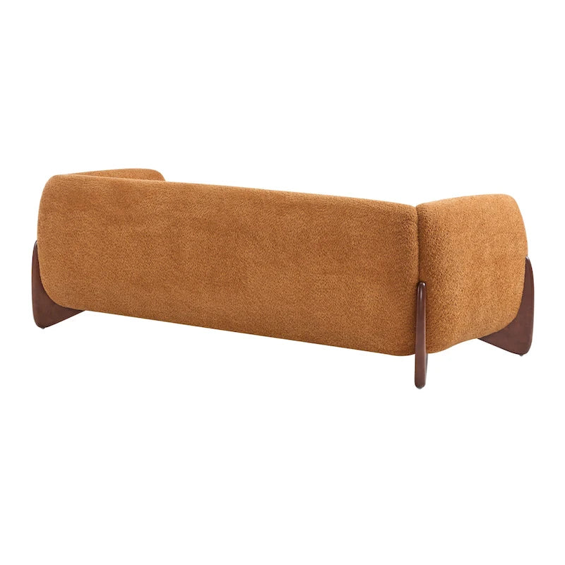 Canapé 3 places Boucle – Blanc / Caramel / Bleu marine / Amande / Vert olive