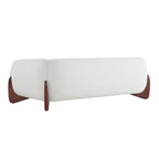 Canapé 3 places Boucle – Blanc / Caramel / Bleu marine / Amande / Vert olive