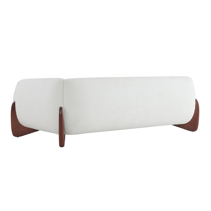 Canapé 3 places Boucle – Blanc / Caramel / Bleu marine / Amande / Vert olive