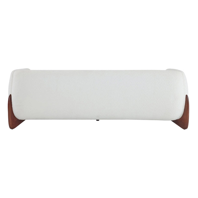 Canapé 3 places Boucle – Blanc / Caramel / Bleu marine / Amande / Vert olive