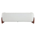 Canapé 3 places Boucle – Blanc / Caramel / Bleu marine / Amande / Vert olive