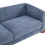 Canapé 3 places Boucle – Blanc / Caramel / Bleu marine / Amande / Vert olive