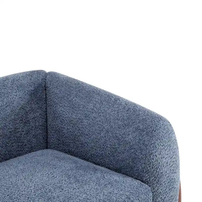 Canapé 3 places Boucle – Blanc / Caramel / Bleu marine / Amande / Vert olive