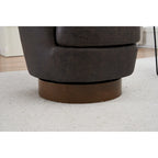 Fauteuil pivotant – Beige / Gris foncé / Marron / Bleu / Gris, une place