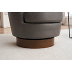 Fauteuil pivotant – Beige / Gris foncé / Marron / Bleu / Gris, une place