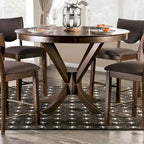 Furniture of America Oskam Traditional 53-inch Solid Wood Counter Height Table (Table Only)