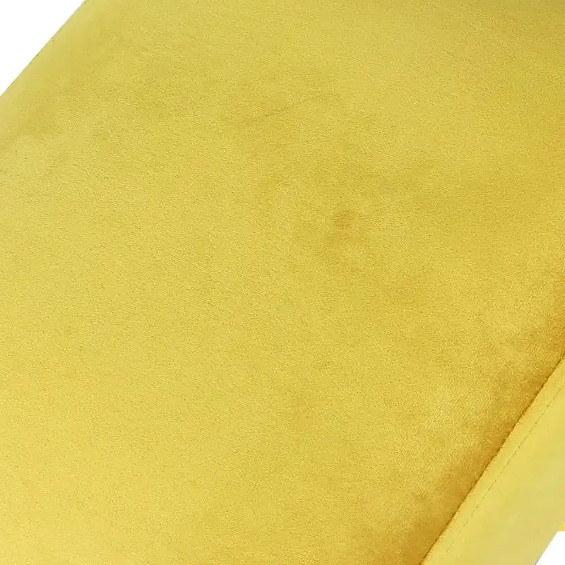 Pouff en similicuir carré bleu paon / jaune / multicolore, tabouret repose-pieds à siège unique