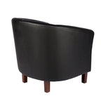 Fauteuil accent en similicuir (PU) — Gris / Noir / Marron / Turquoise / Vert