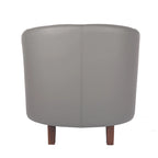Fauteuil accent en similicuir (PU) — Gris / Noir / Marron / Turquoise / Vert