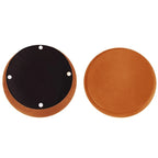 Pouf rond en velours, multicolore, une place, pieds en métal doré