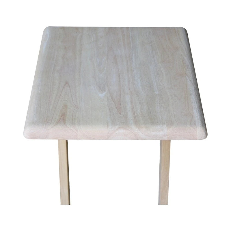 Table d'appoint de canapé en bois non fini, 1 personne