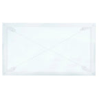 Table d'appoint métallique avec plateau en verre argenté/blanc/noir/doré – Simple