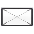 Table d'appoint métallique avec plateau en verre argenté/blanc/noir/doré – Simple